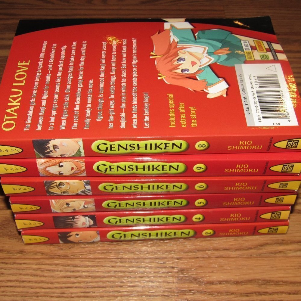 Kio Shimoku GENSHIKEN 6 Manga books~#2 4 5 6 8 9